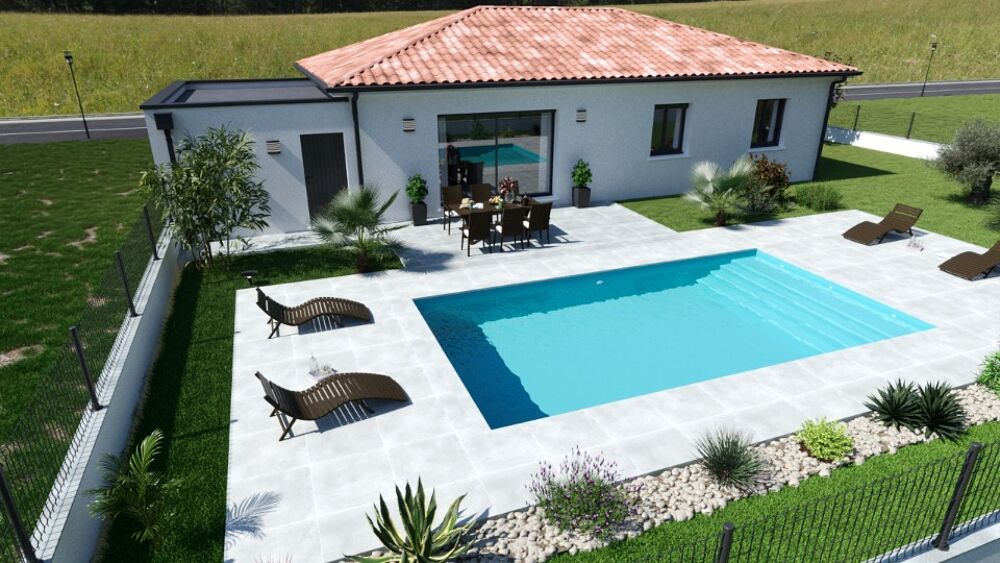 Découvrez cette maison contemporaine de plain-pied de pl....