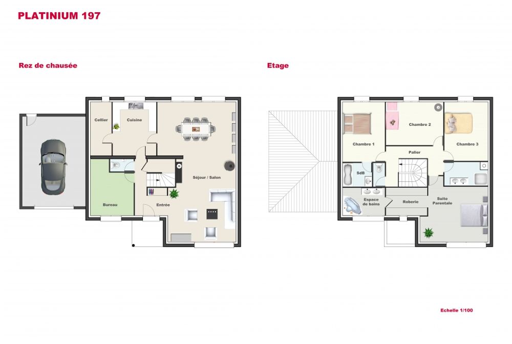 Maison a vendre  - 5 pièce(s) - 197 m2 - Surfyn