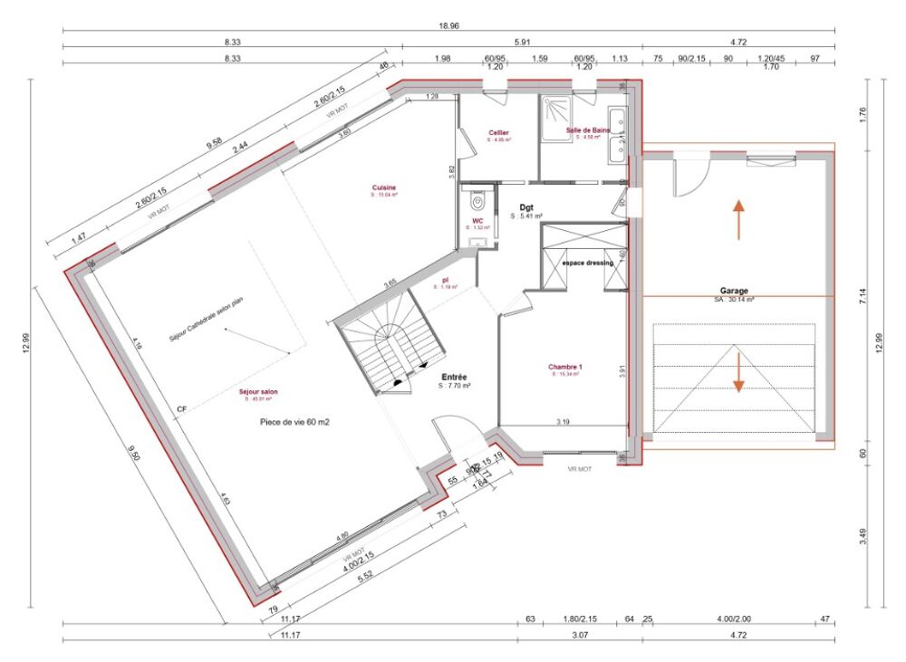 🏡 BOULLAY-LES-TROUX - Terrain + maison contempor....