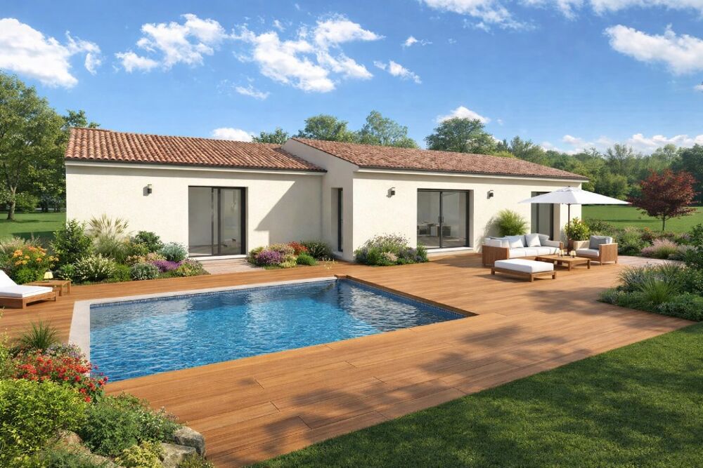 A St Siffret, proche Uzes, maison neuve à construire de ....