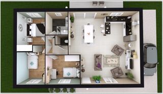  Maison à vendre 3 pièces 82 m²