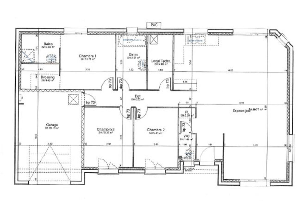 MAISON À CONSTRUIRE DE 107 M² AVEC 4 PIÈCES, LANQUETOT, ....