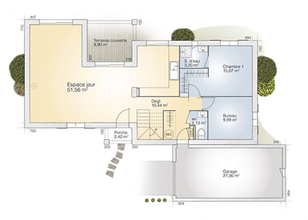 MAISON À CONSTRUIRE DE 150 M² PROCHE DE MONTPELLIER, 7 P....