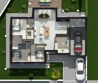  Maison 5 pièces 95 m² Noyant-de-touraine
