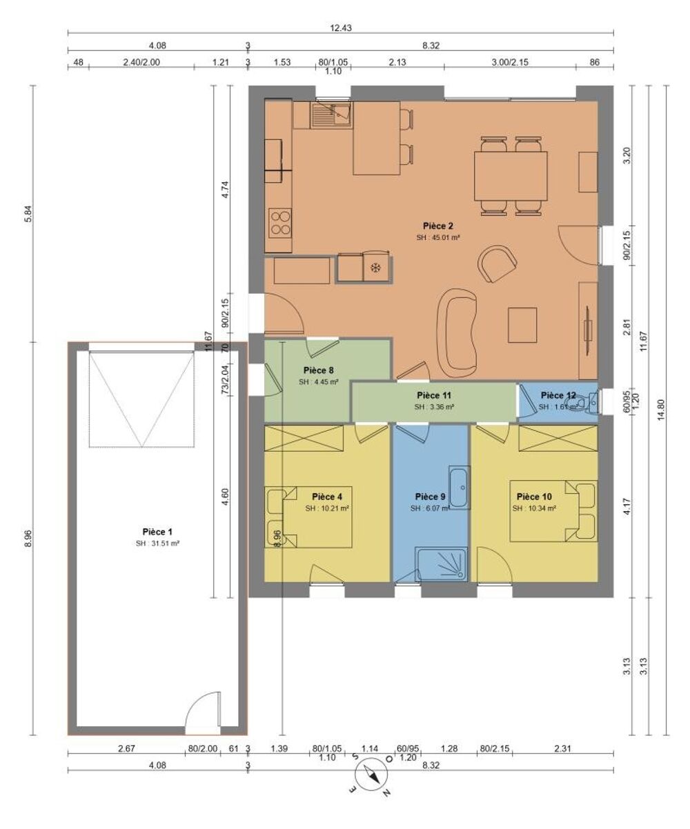 vente Maison - 4 pièce(s) - 81 m² Saint-Péray (07130)