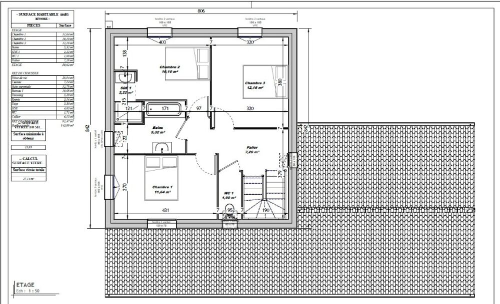 vente Maison - 6 pièce(s) - 140 m² Gond-Pontouvre (16160)