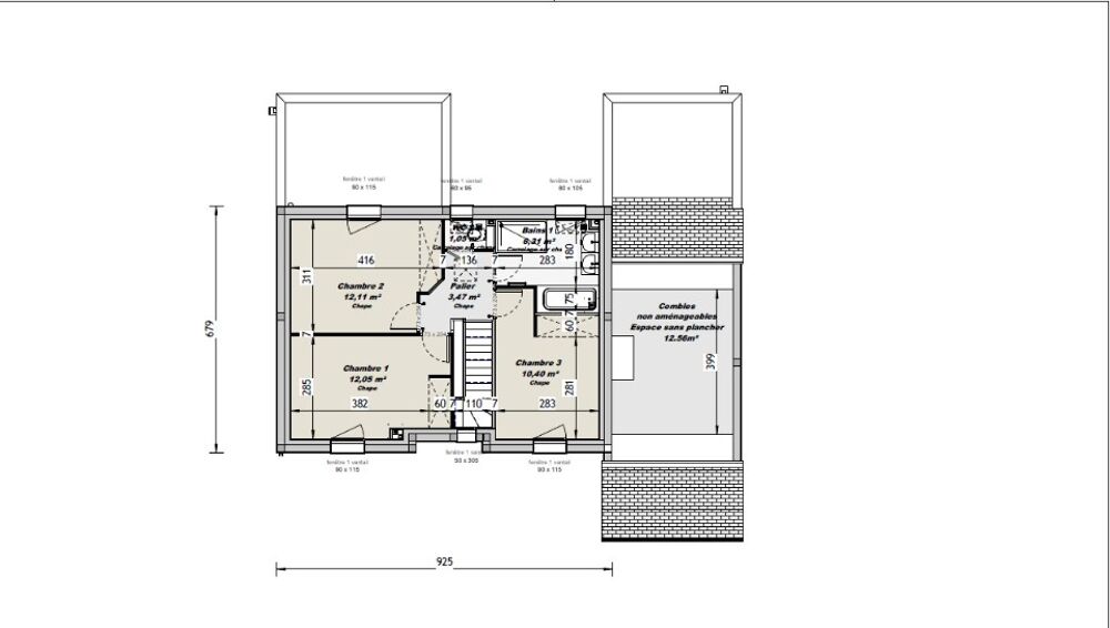 VENTE : maison de 4 pièces (120 m²) à L'Huisserie Id....