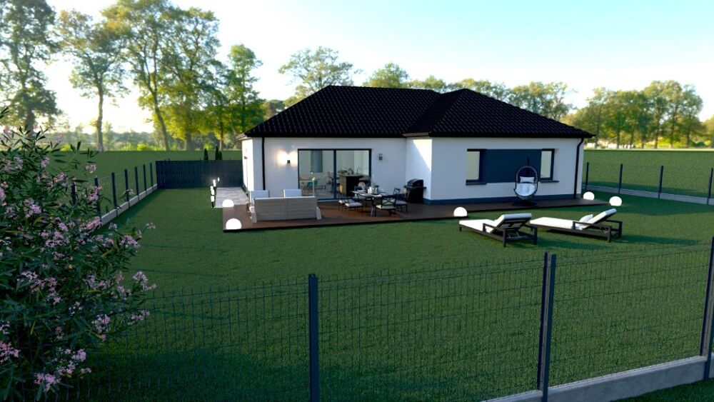 Découvrez cette belle maison contemporaine de plain pied....