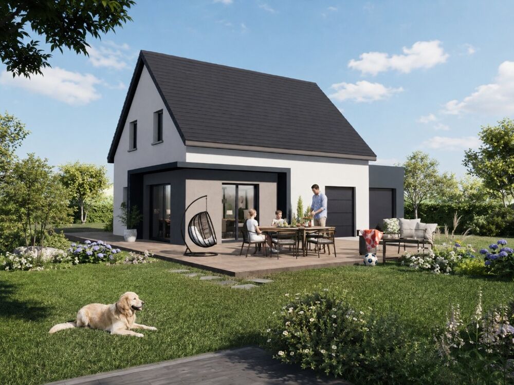MAISON À CONSTRUIRE DE 118 M² PROCHE DE MULHOUSE, 6 PIÈC....