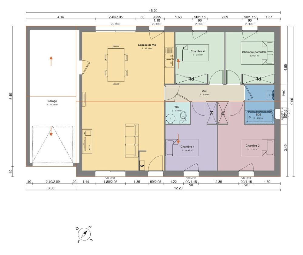 MAISON À CONSTRUIRE DE 92 M² PROCHE DE BEAUVAIS. <BR....