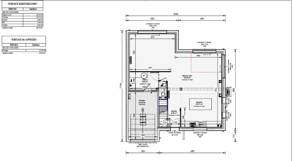 vente Maison - 6 pièce(s) - 130 m² Ampoigné (53200)