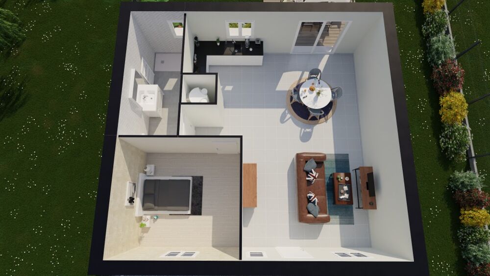 vente Maison - 3 pièce(s) - 59 m² Nouzilly (37380)