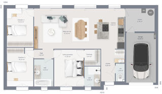  Maison à vendre 5 pièces 95 m²