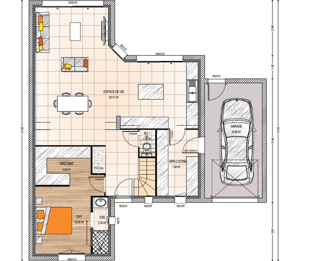 vente Maison - 6 pièce(s) - 132 m² Les Alleuds (49320)