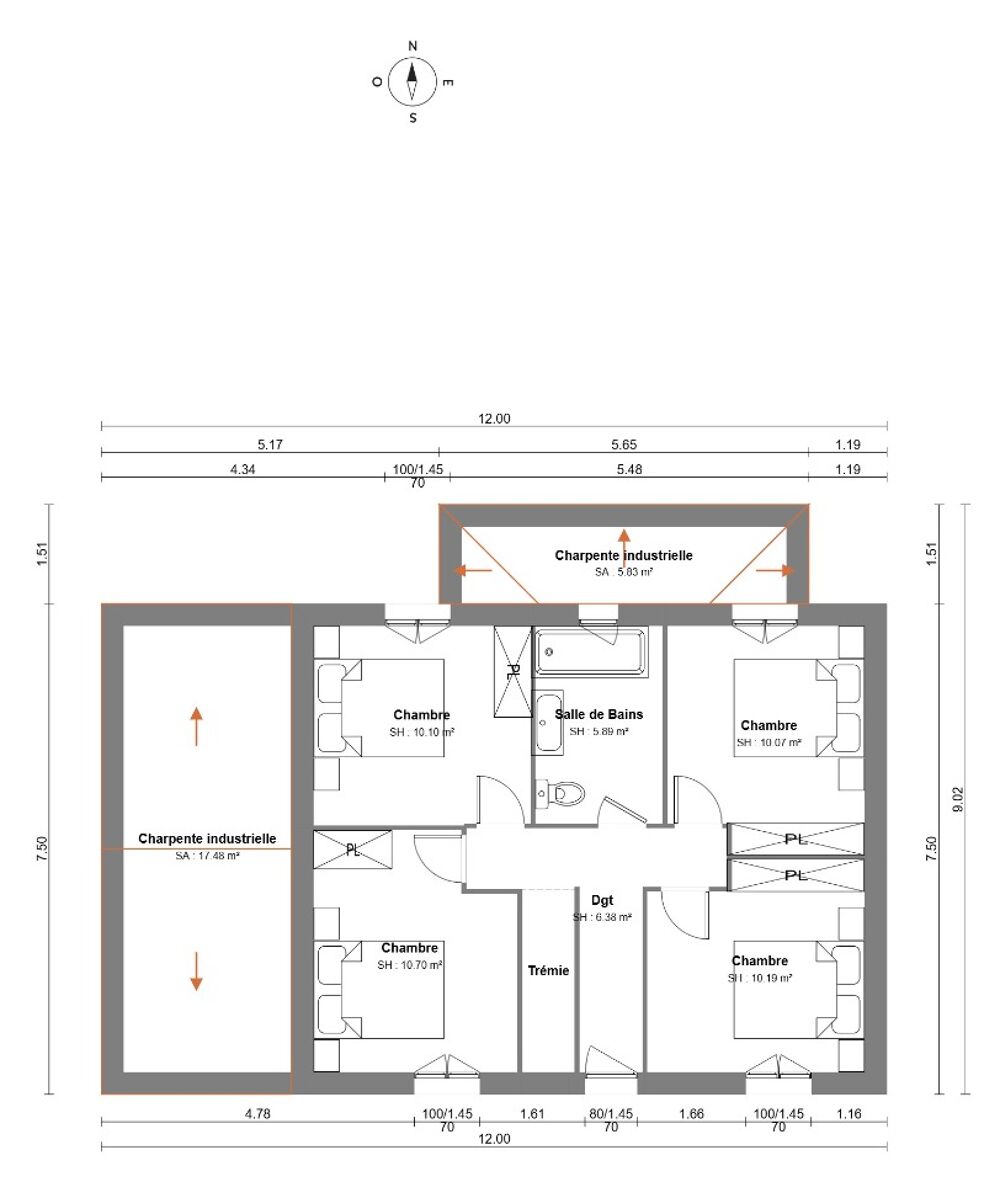 MAISON À CONSTRUIRE DE 130 M² À GRISY-LES-PLÂTRES EN EMP....