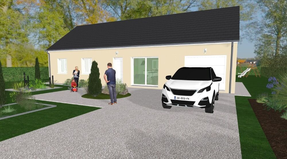 MAISON À CONSTRUIRE DE 92 M² PROCHE DE LE BLANC, 3 PIÈCE....