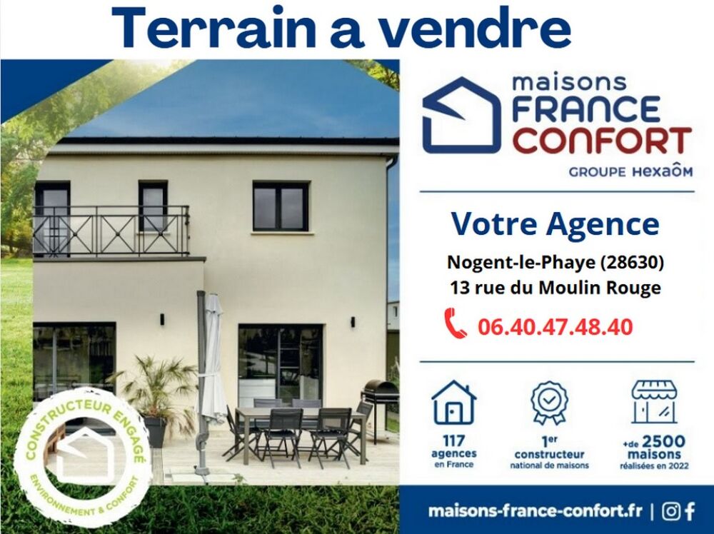 vente Terrain - 1210 m² Auneau (28700)