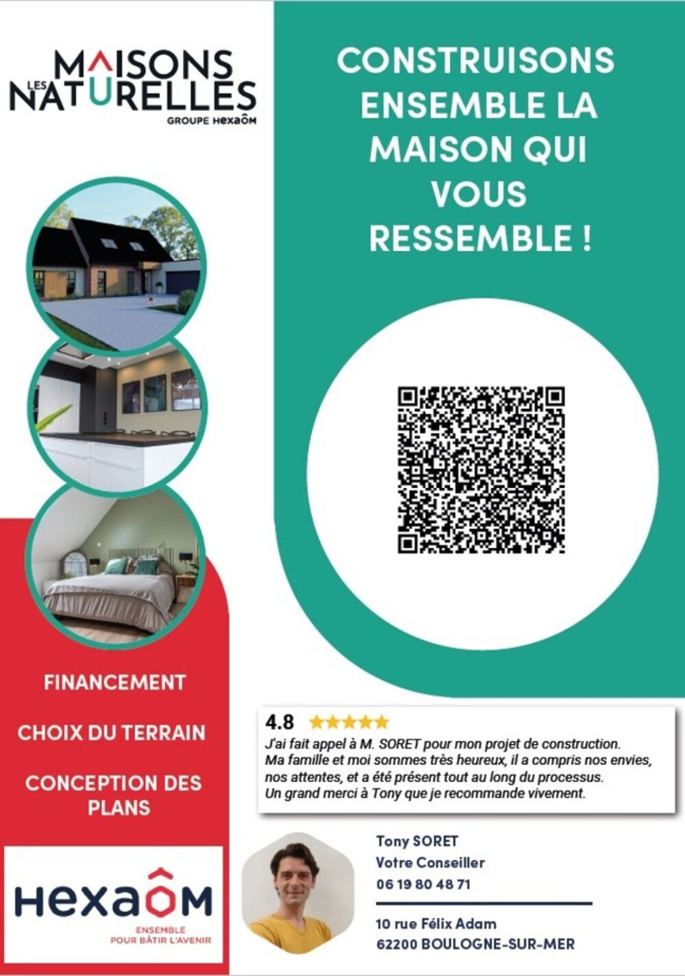 Maison T4 (80 m²) à vendre à Sangatte Proche de Cala....