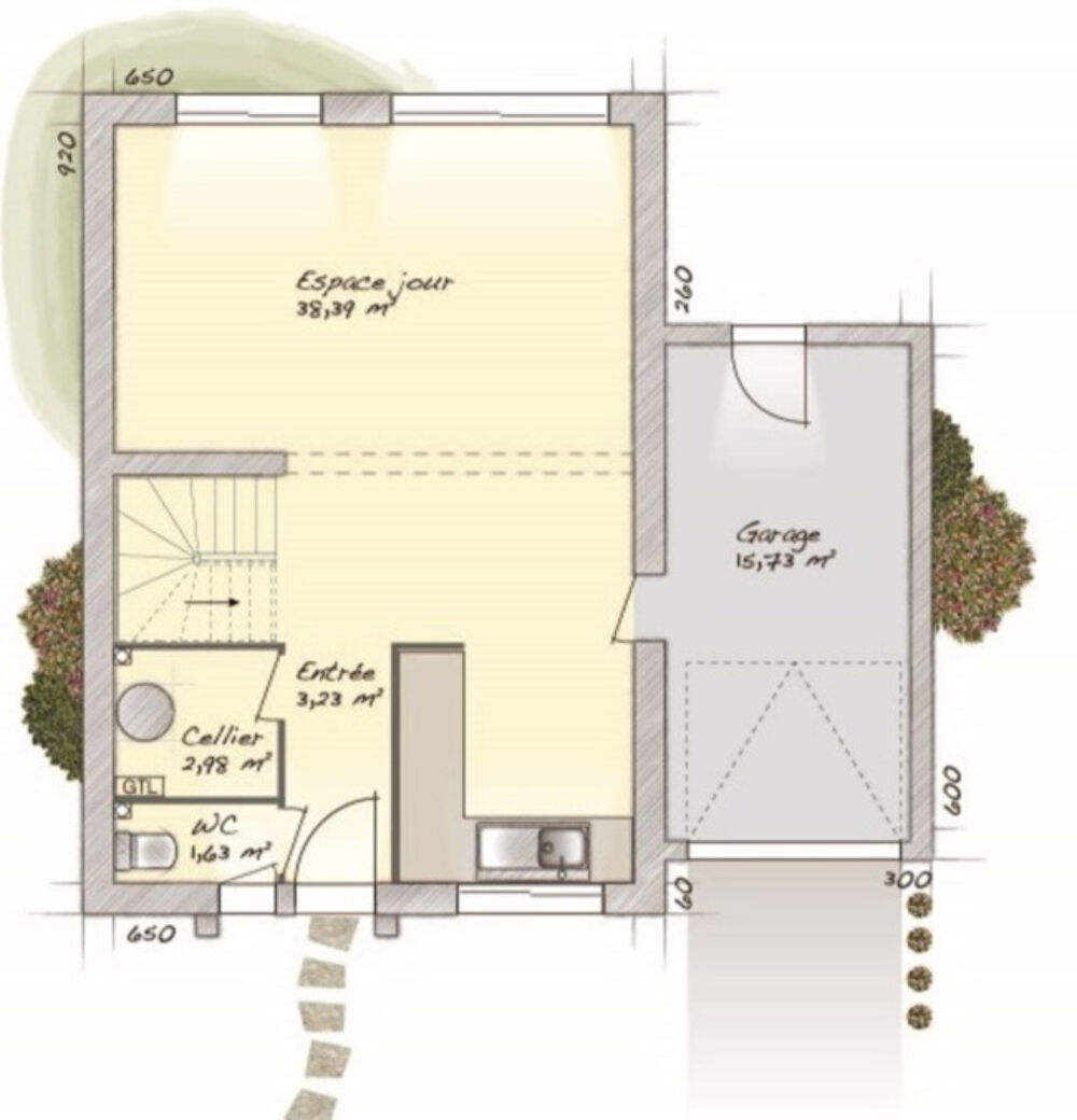 MAISON À CONSTRUIRE DE 90 M² PROCHE DE PARIS, 5 PIÈCES.<....