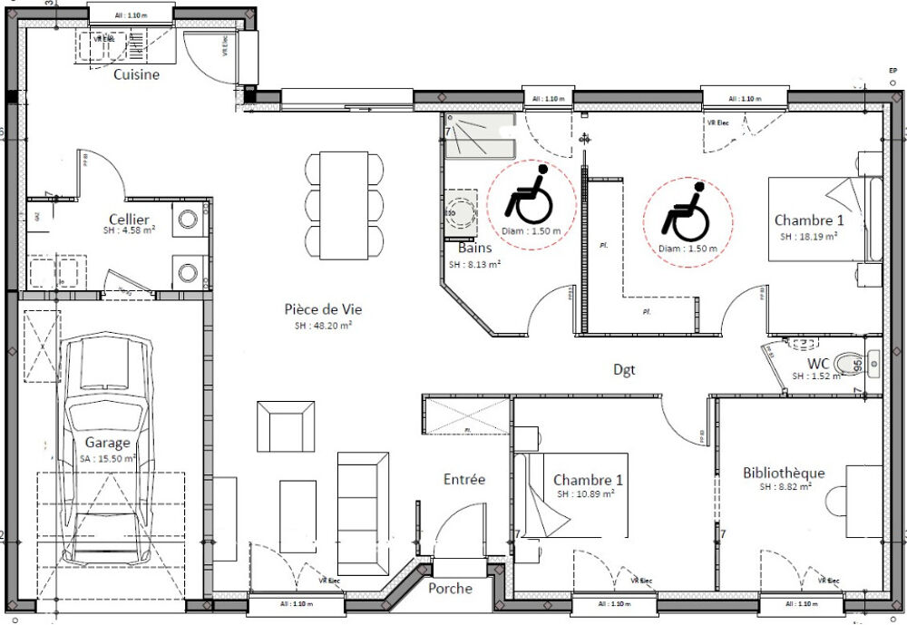 MAISON À CONSTRUIRE DE 100 M² IDÉALEMENT SITUÉE À SARGÉ-....