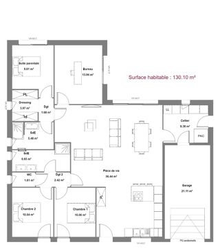  Maison � vendre 5 pi�ces 130 m�