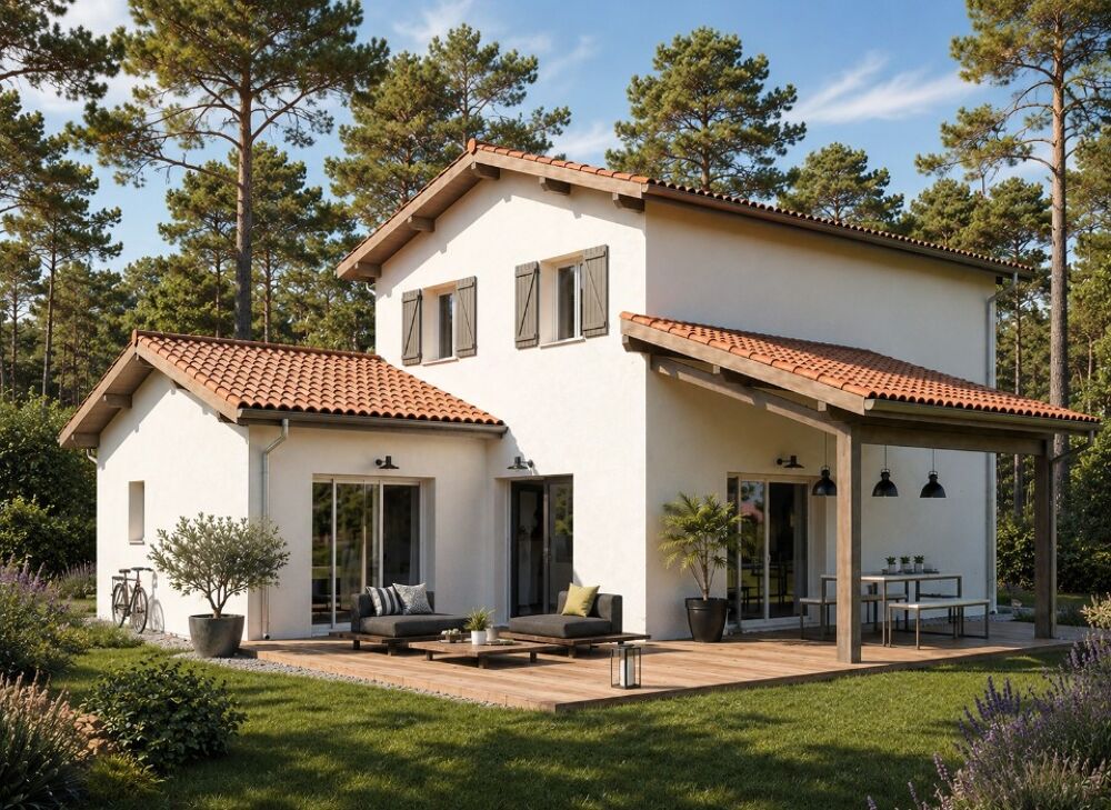 Villa Néréa + terrain à Soustons - Cadre naturel préserv....