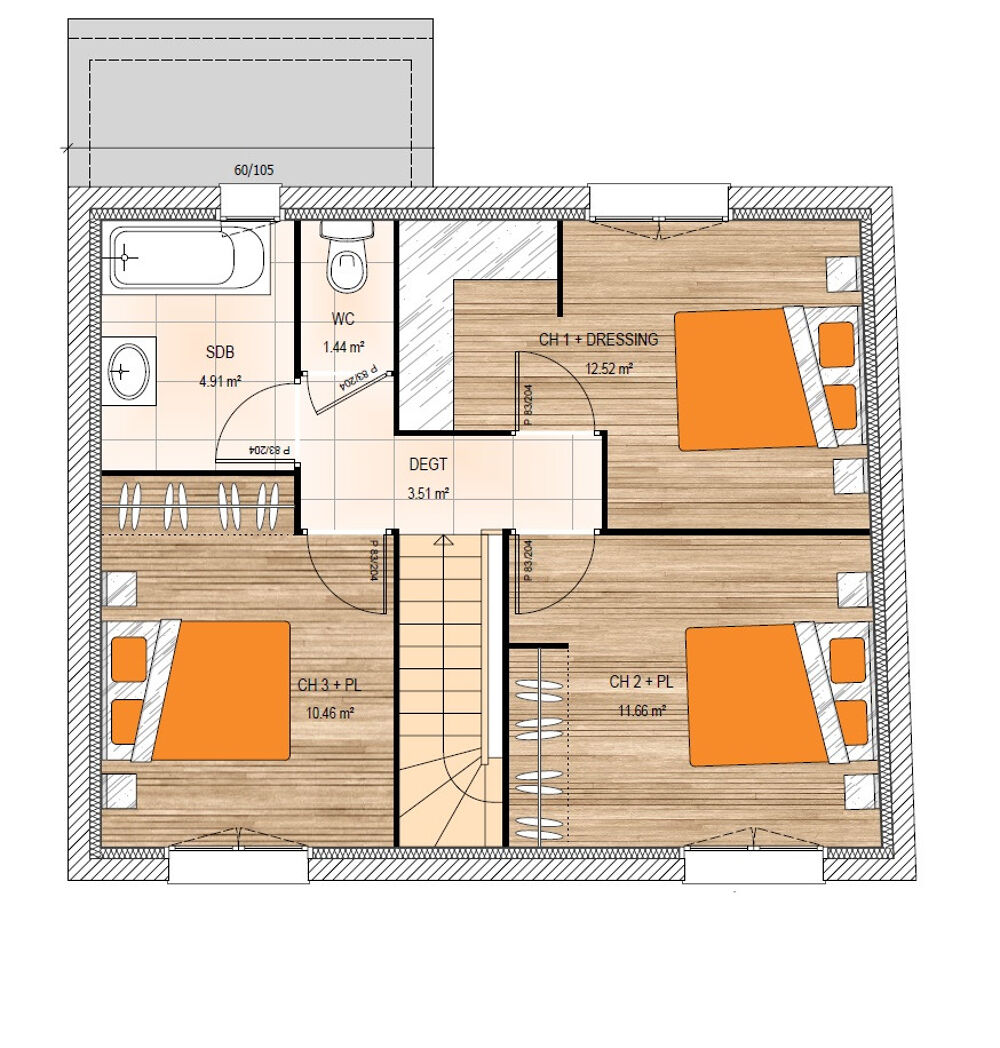 vente Maison - 5 pièce(s) - 80 m² Juigné-sur-Loire (49610)