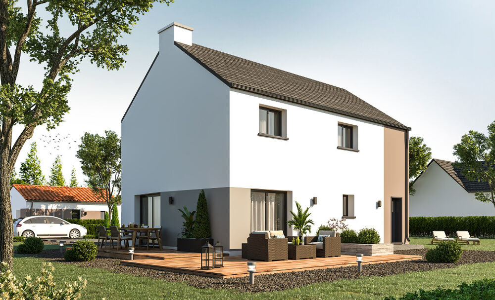 Maison neuve de 119 m² avec 6 pièces sur terrain de 427 ....