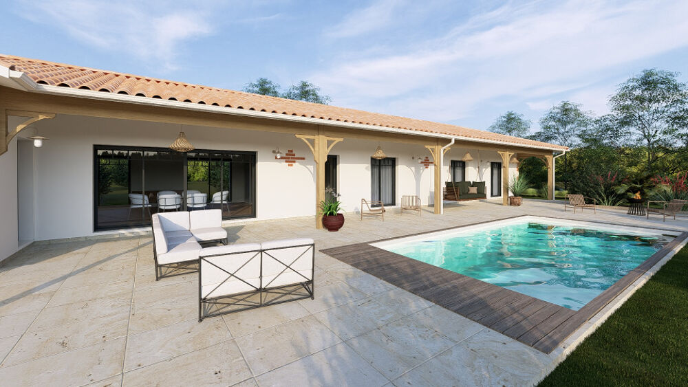 Projet : terrain + maison à Brach (33700): 🏠 5 p....