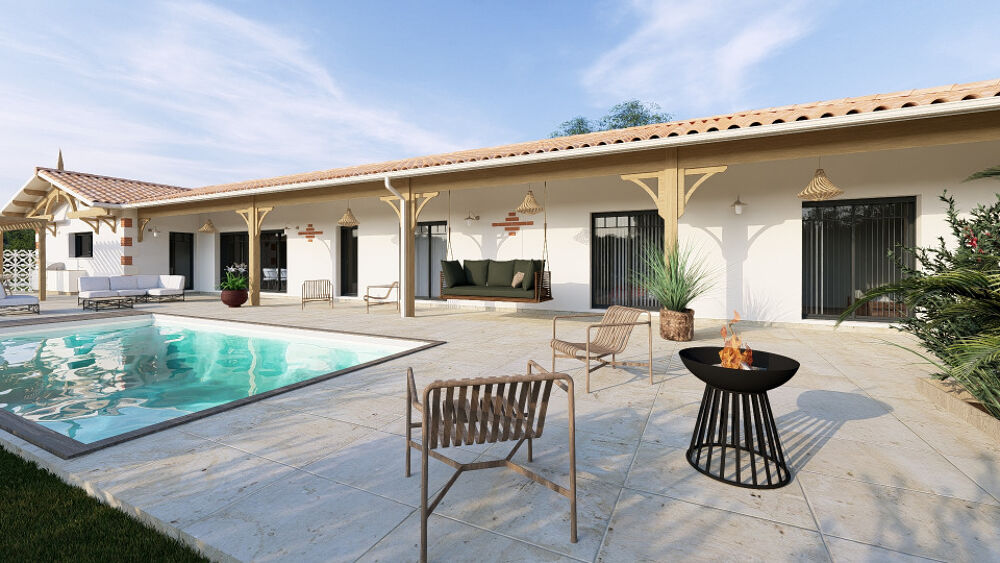 Projet : terrain + maison à Brach (33700): 🏠 5 p....
