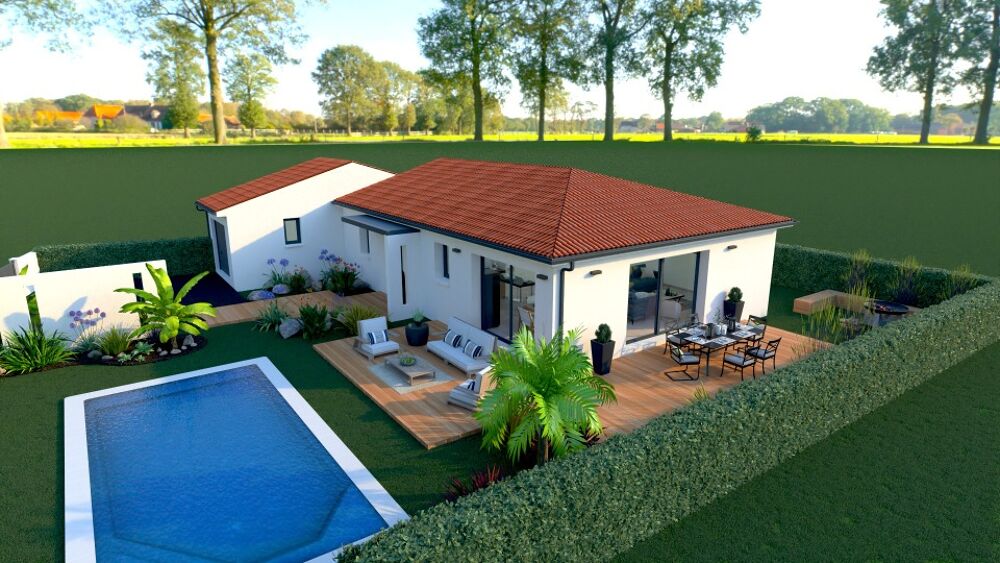 MAISON À CONSTRUIRE DE 90 M² IDÉALEMENT SITUÉE À CANOHÈS....