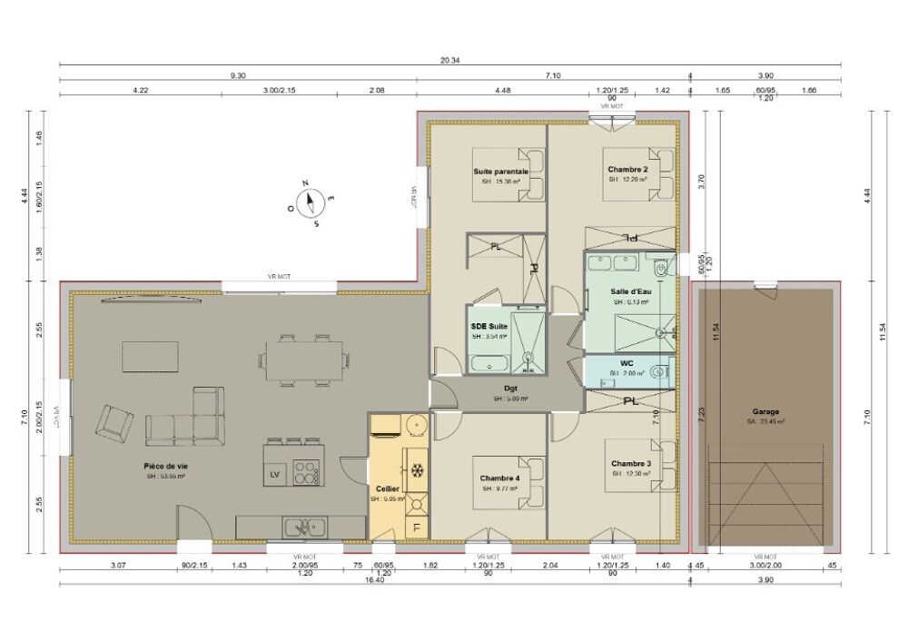 Maison à construire - 115 m² à Fos-sur-Mer (proche mer)<....
