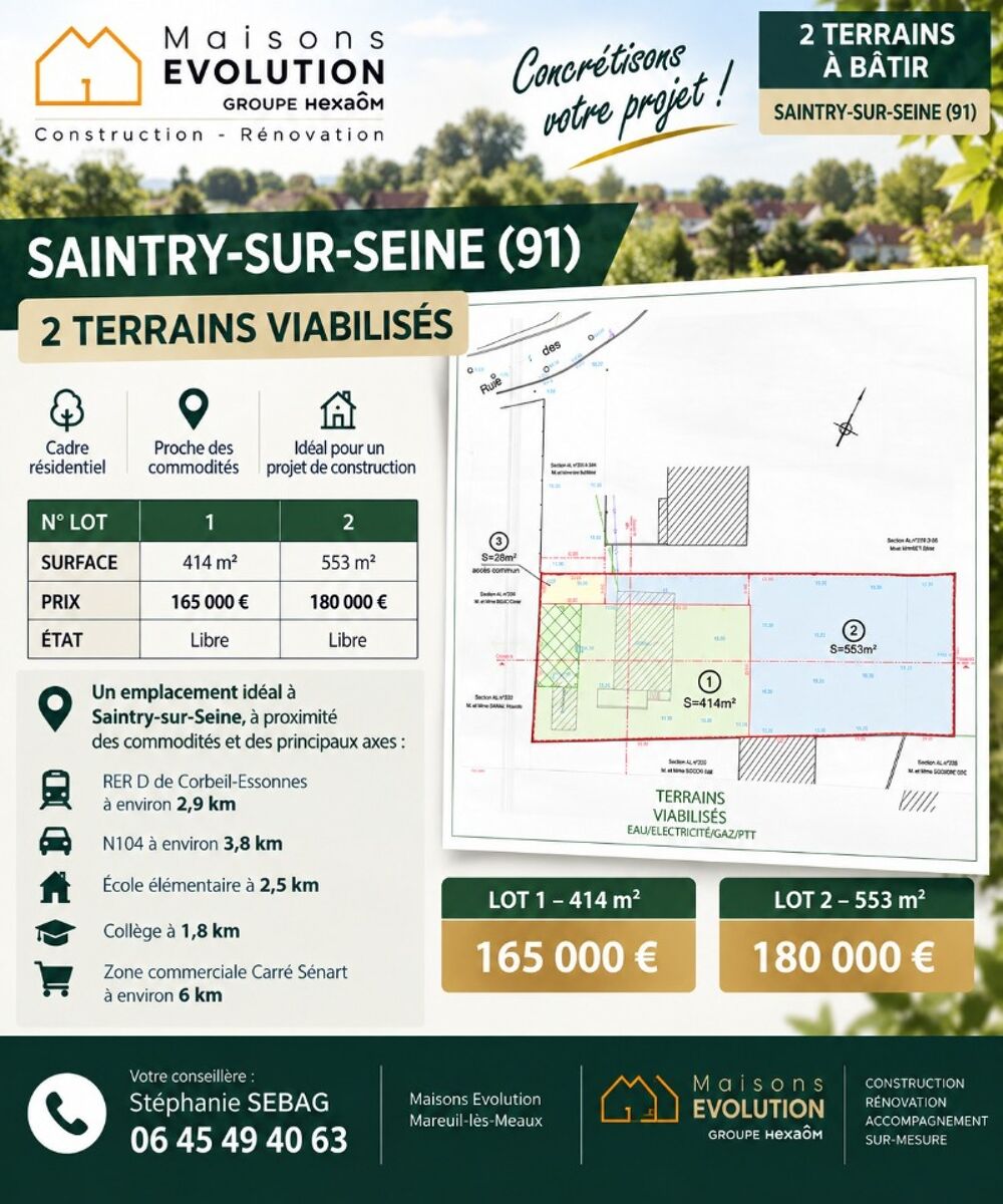 vente Maison - 6 pièce(s) - 120 m² Saintry-sur-Seine (91250)