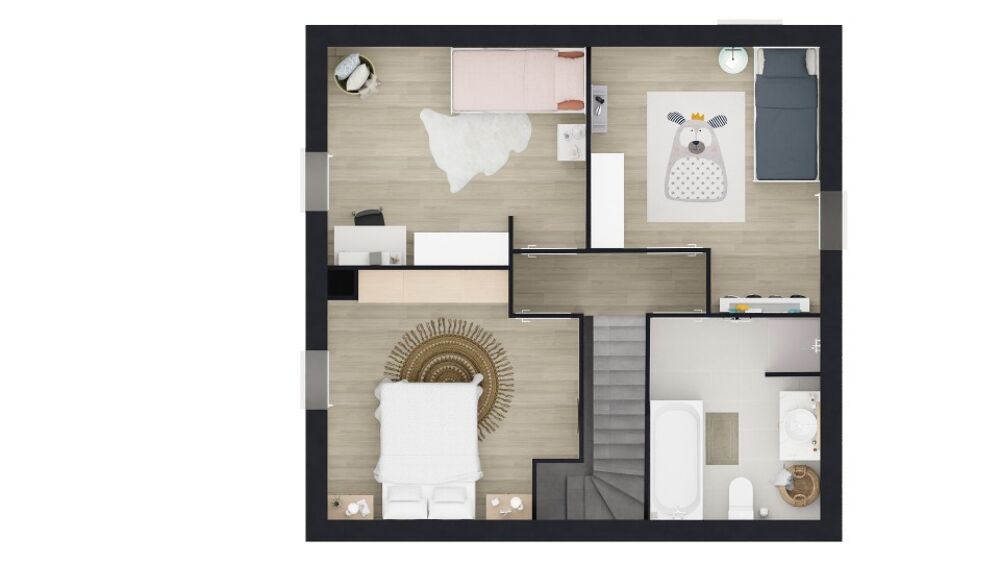 MAISON À CONSTRUIRE DE 89 M² - PROJET À RUEDERBACH, PROC....