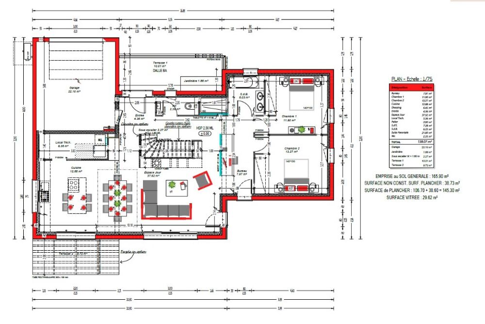 Villa Novéa + terrain à Capbreton - Quartier recherché, ....