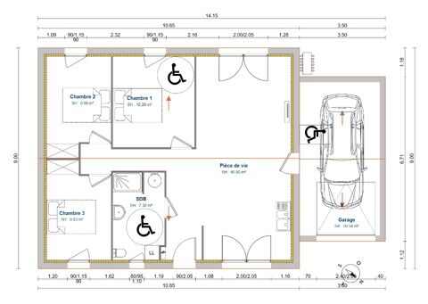  Vente Maison Maison - 4 pièce(s) - 80 m²