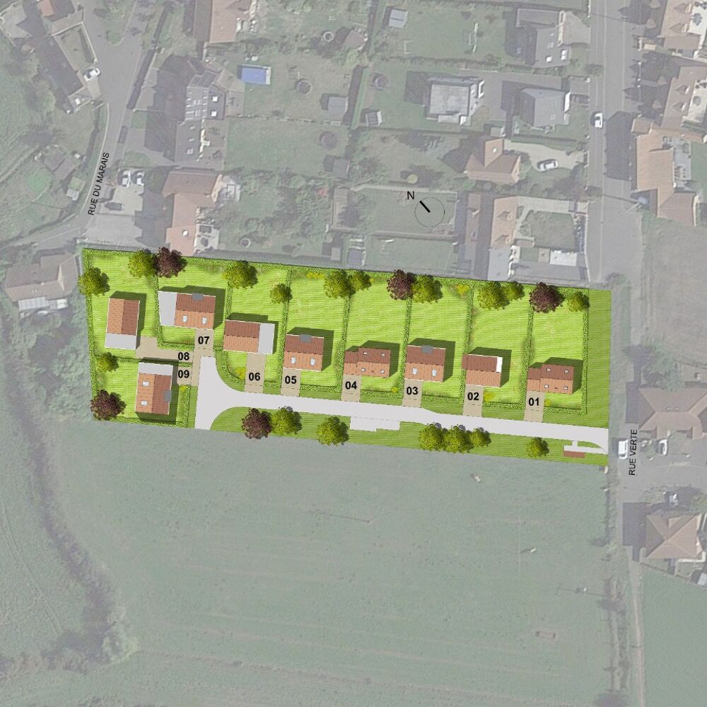 vente Terrain - 585 m² Hantay (59496)