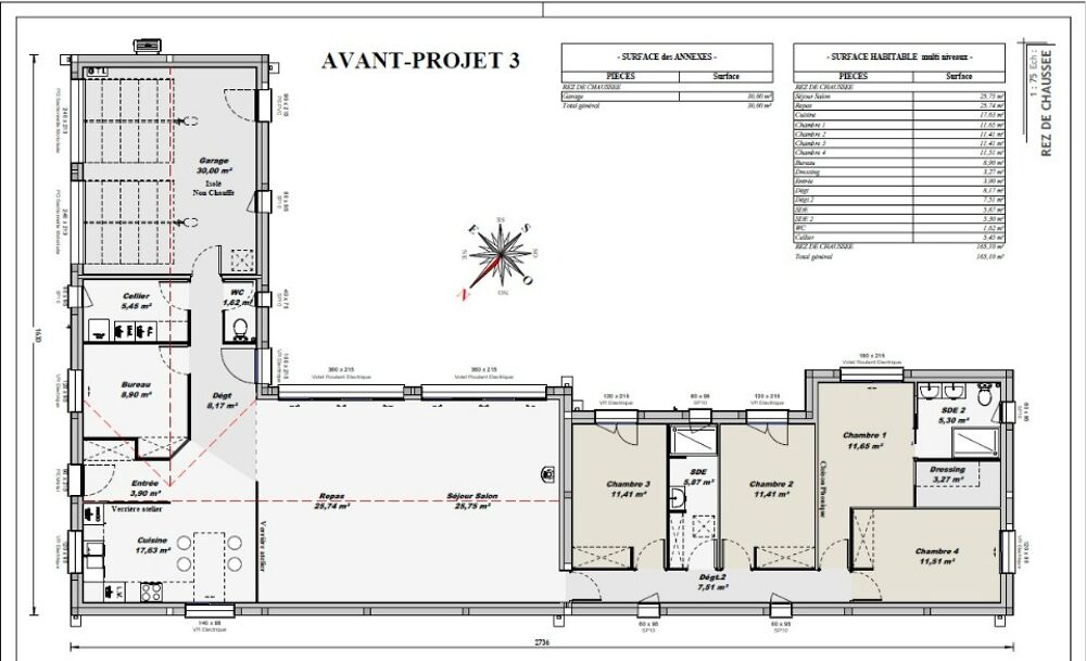 vente Maison - 6 pièce(s) - 160 m² Anais (16560)