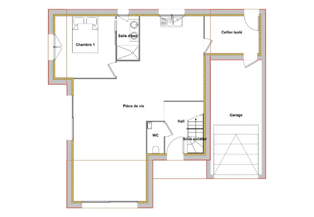 vente Maison - 4 pièce(s) - 115 m² Québriac (35190)