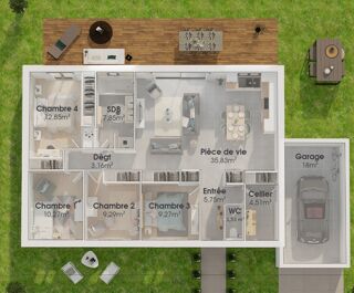 vente Maison - 5 pièce(s) - 105 m² Saint-Mathieu-de-Tréviers (34270)