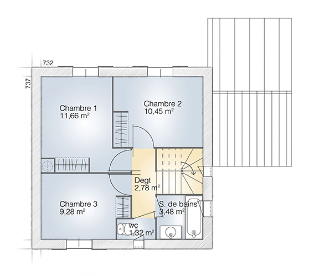 vente Maison - 5 pièce(s) - 81 m² Saint-Quentin-la-Poterie (30700)
