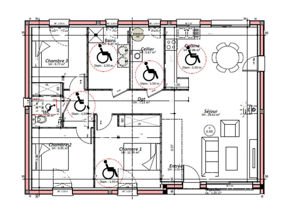 VENTE : maison de 5 pièces (94 m²) à La Suze-sur-Sarthe<....