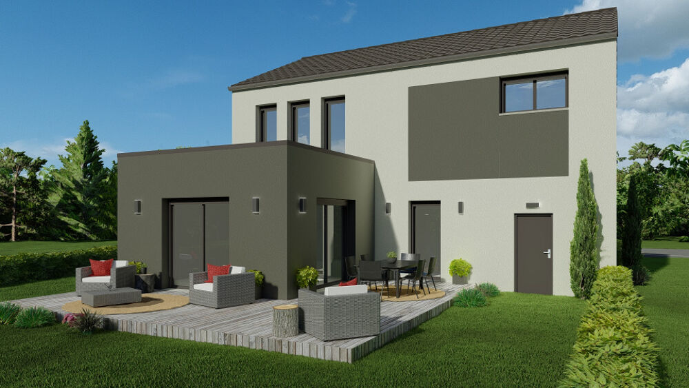 DISTROFF ,SUR BEAU TERRAIN EXPOSE PLEIN SUD MAISON DESIG....