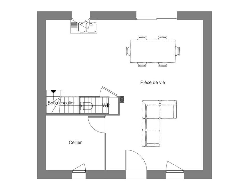vente Maison - 4 pièce(s) - 87 m² Plélan-le-Petit (22980)