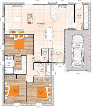  Maison à vendre 5 pièces 106 m²
