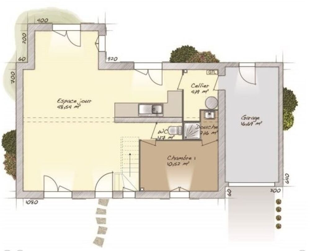 vente Maison - 6 pièce(s) - 114 m² Reuilly (27930)
