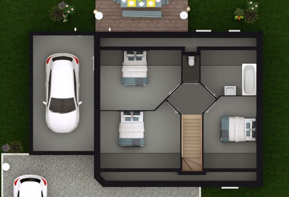 MAISON À CONSTRUIRE DE 90 M² PROCHE DE TOURS, 5 PIÈCES.<....