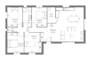  Maison 5 pièces 100 m² Bénac