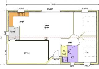  Maison à vendre 3 pièces 75 m²