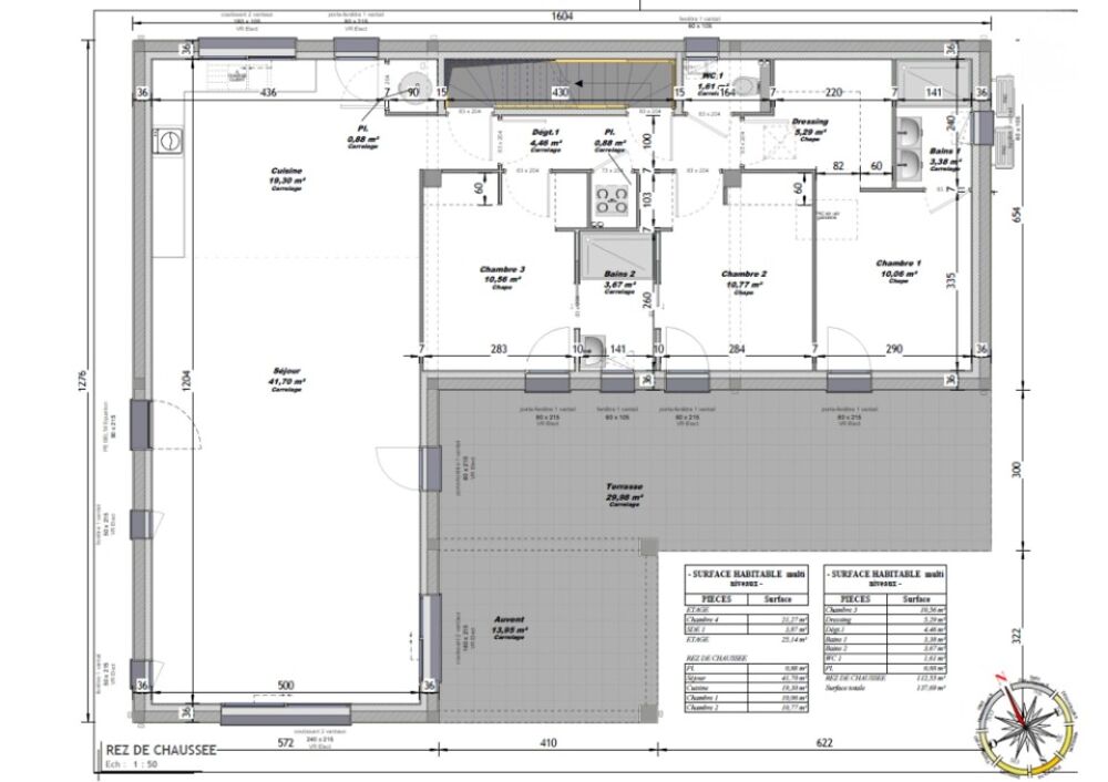 vente Maison - 5 pièce(s) - 137 m² Frégouville (32490)